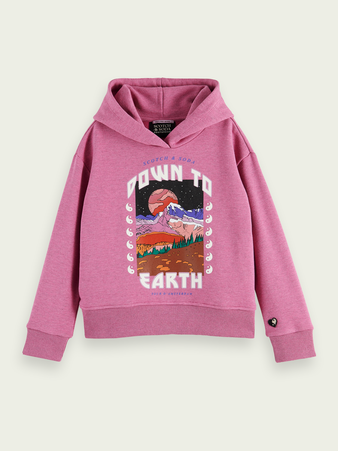 Scotch Soda Outlet | Loose Fit Artwork Hoodie