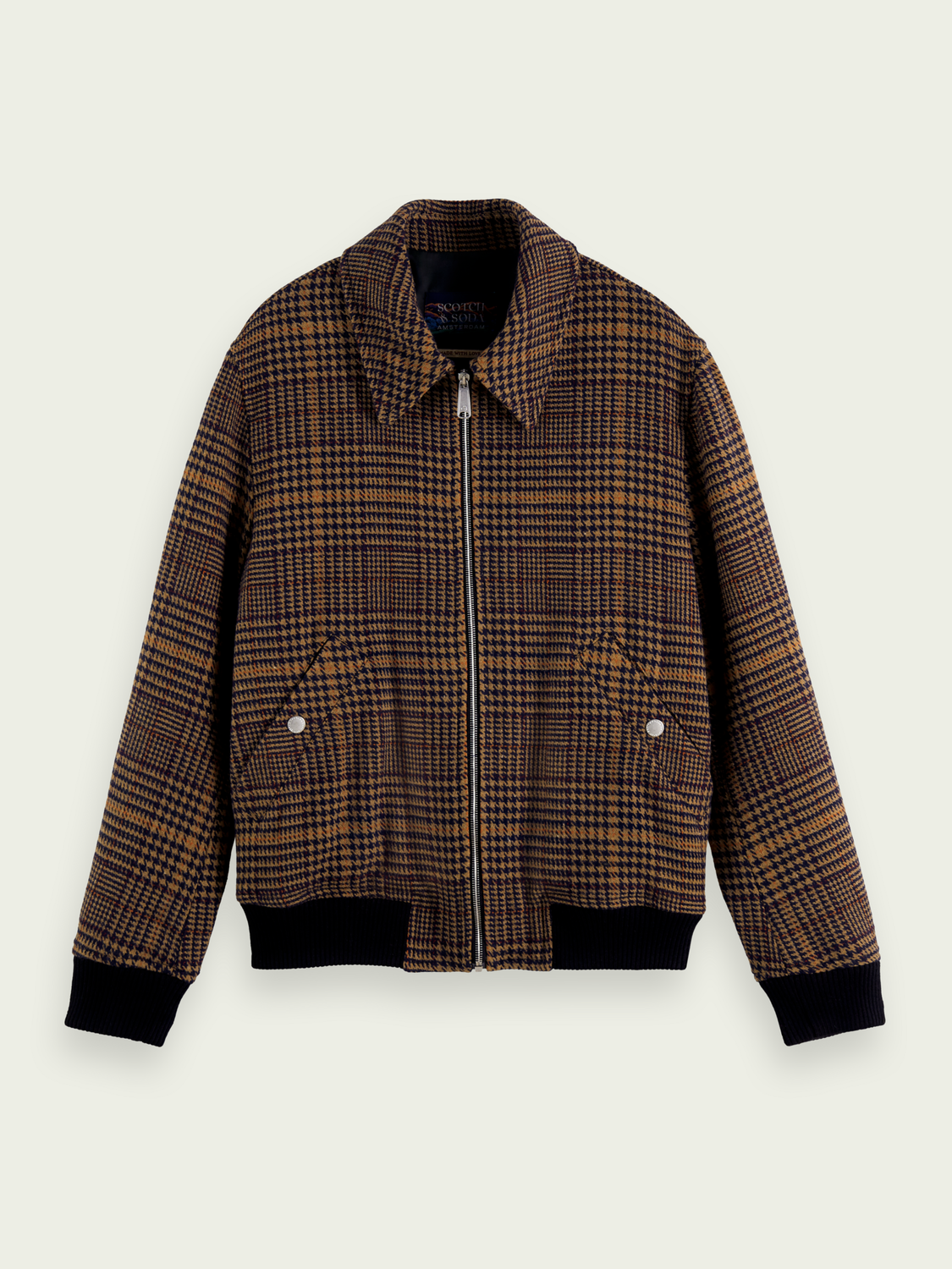 Wool-Blend Bomber Jacket | Scotch And Soda Outlet