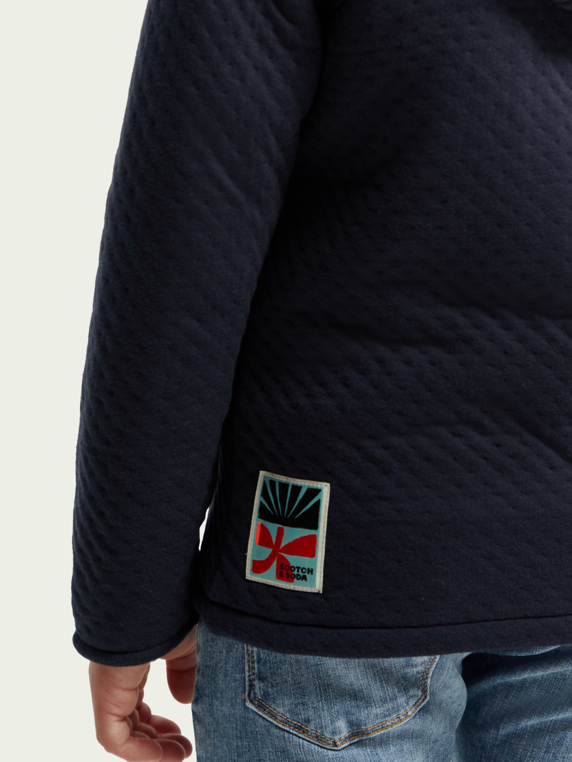 Scotch Soda Outlet | Bonded Jersey Hoodie