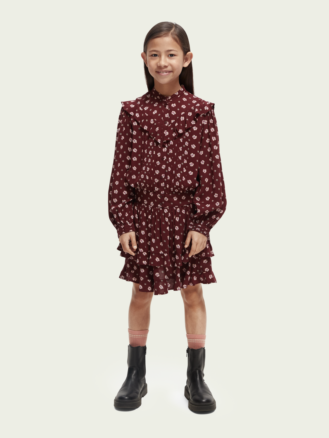 Scotch Soda Outlet | Printed Layered Mini Skirt