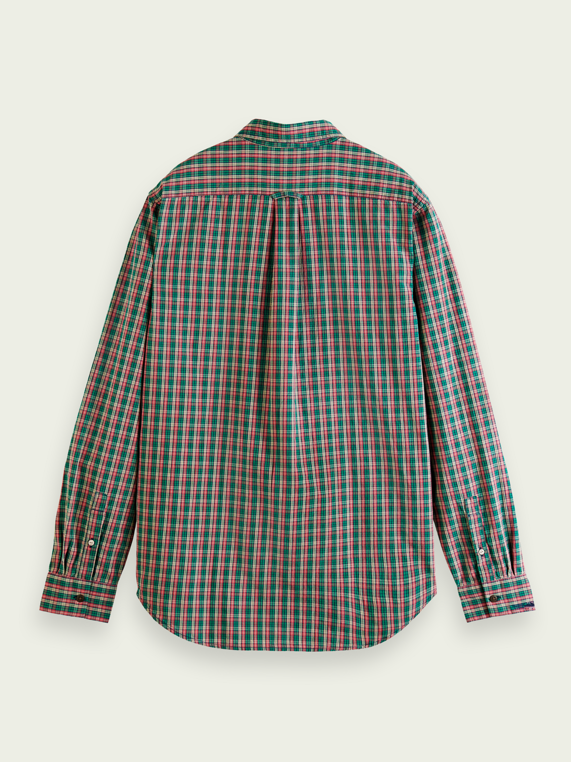 Checked Organic Cotton Poplin Shirt | Scotch And Soda Outlet