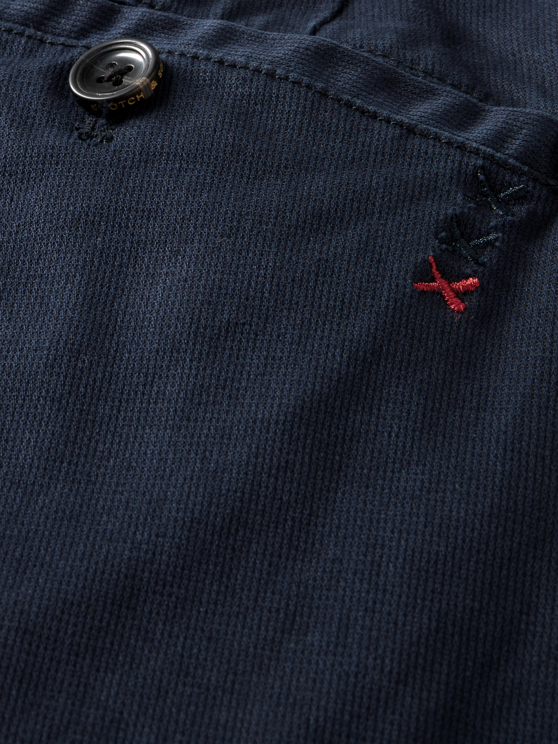 Stuart Slim-Fit Cotton-Blend Garment-Dyed Chino | Scotch And Soda Outlet