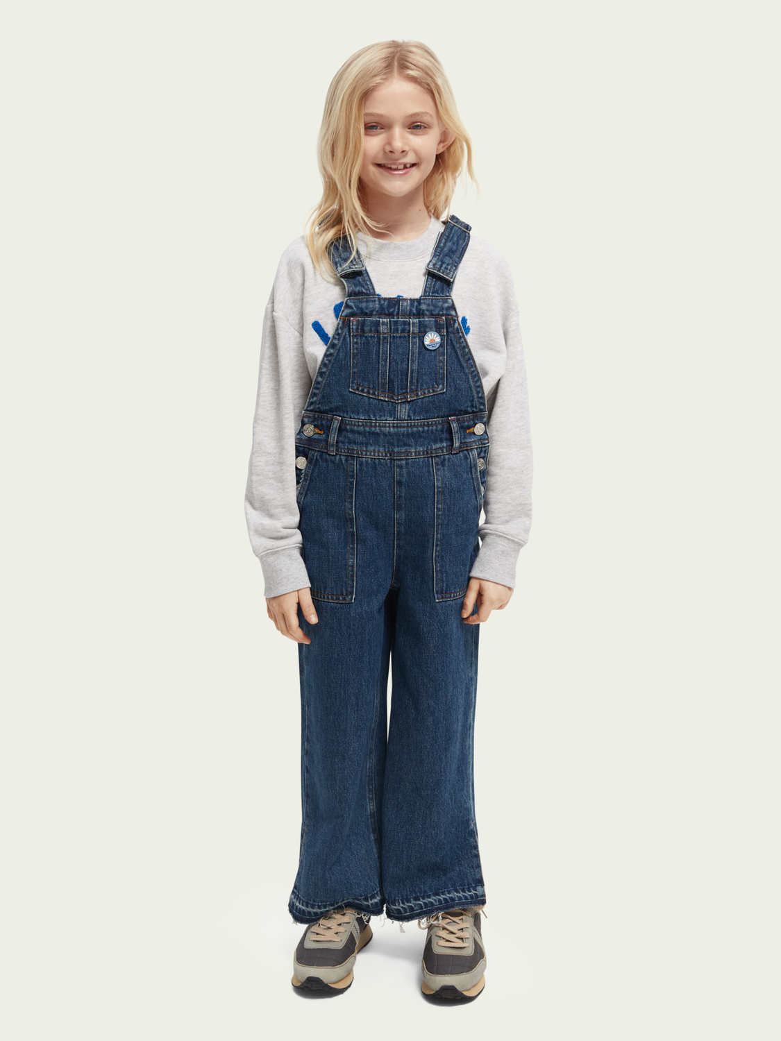 Scotch Soda Outlet | Washed Denim Dungaree