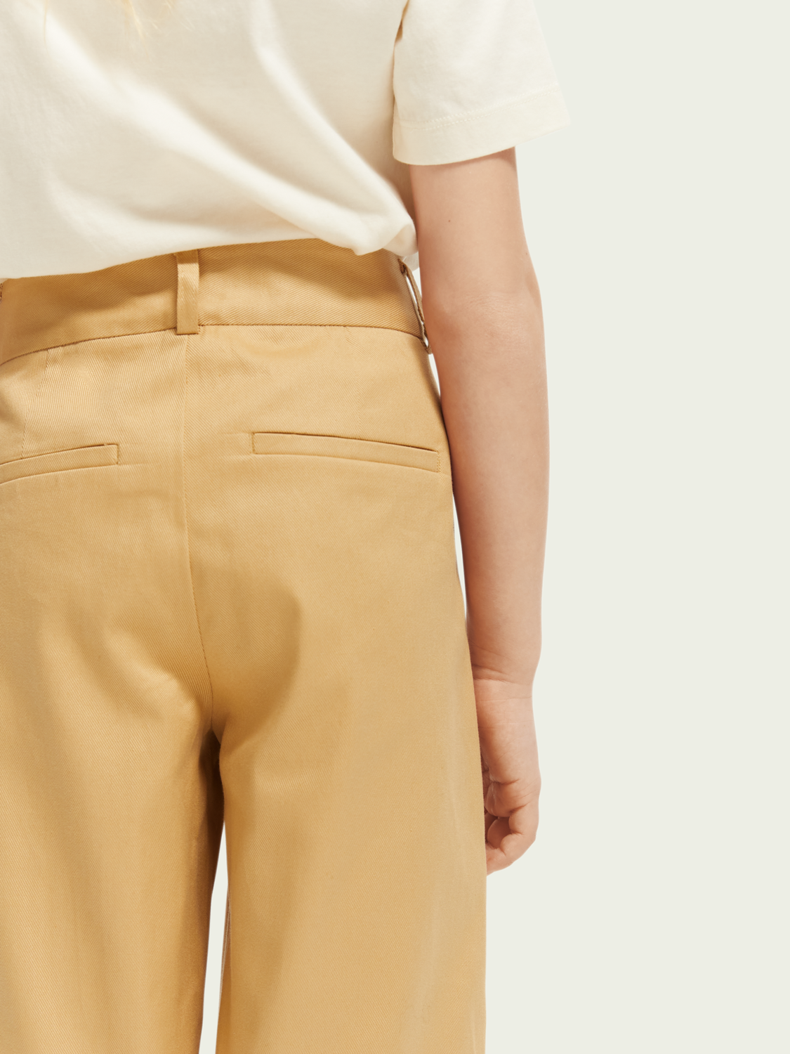 Straight-Leg High-Rise Organic Cotton Chino