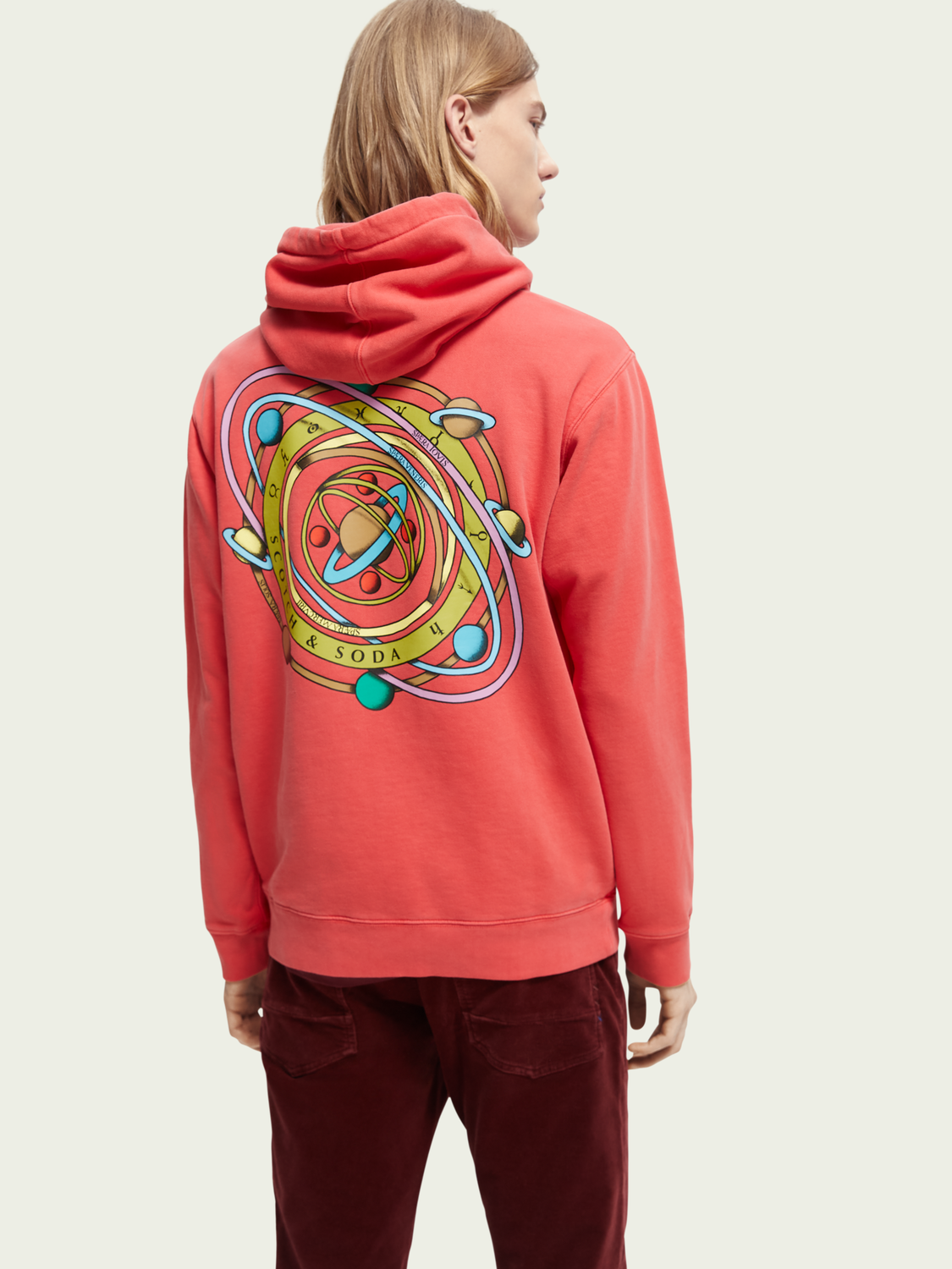 Felpa Artwork Hoodie | Scotch And Soda Outlet