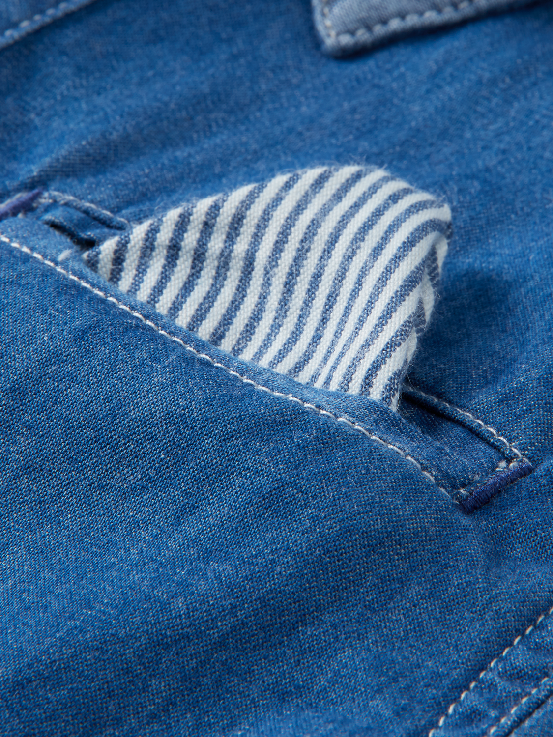 Washed Pocketed Denim Shirt