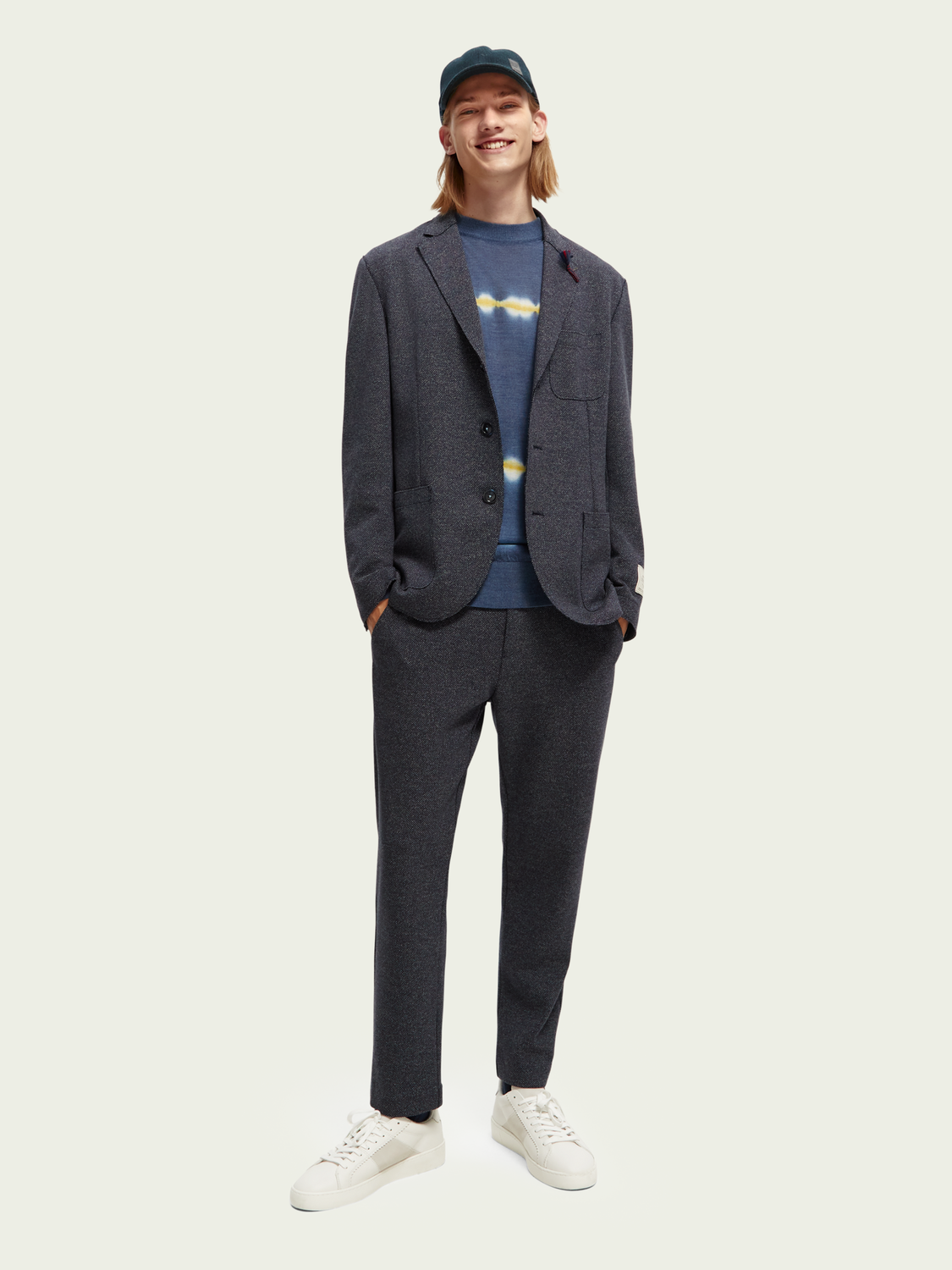 Single - Breasted Jersey Blazer | Scotch And Soda Outlet