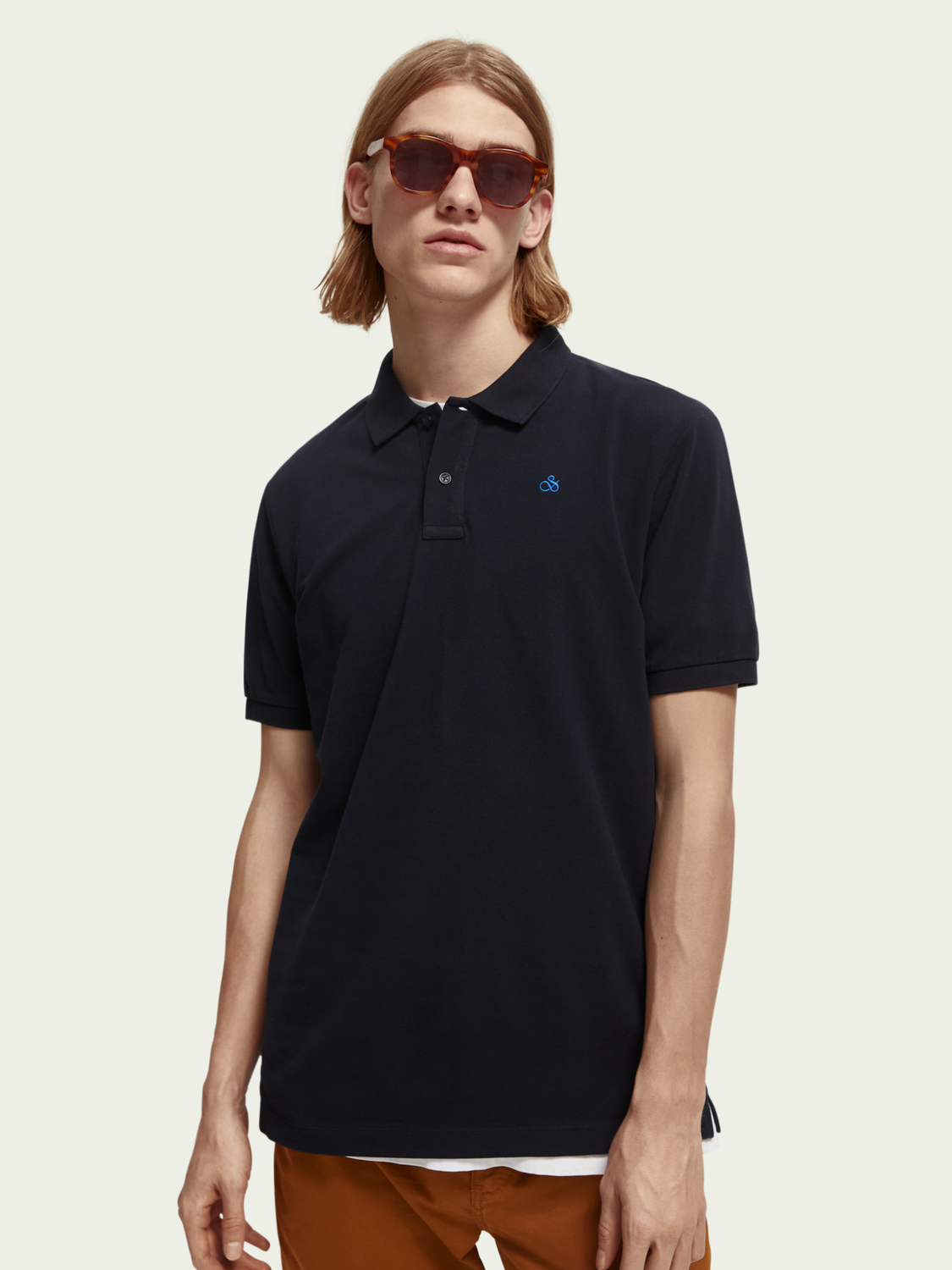 Organic Cotton Pique Polo | Scotch And Soda Outlet