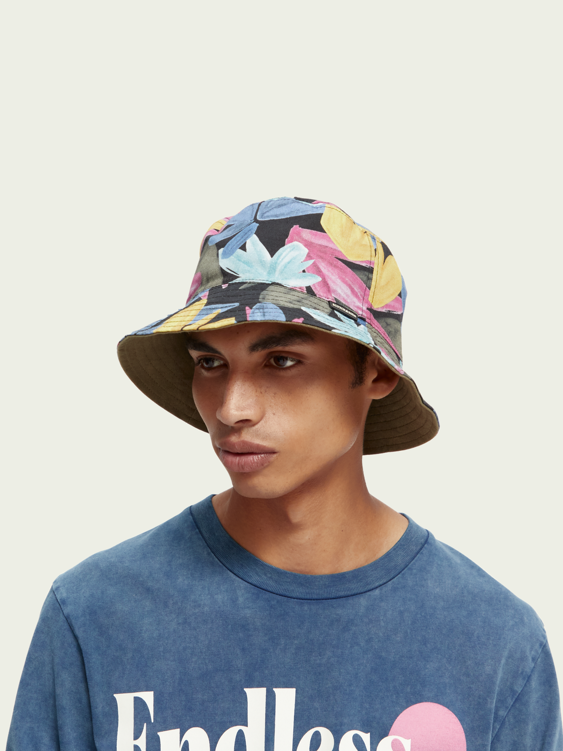 Printed Reversible Bucket Hat | Scotch And Soda Outlet