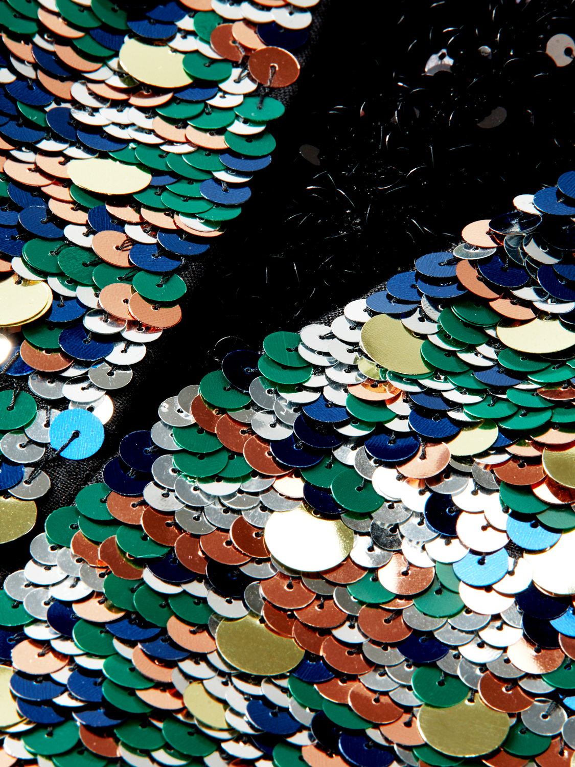 Sequin V-Neck Removable Bandeau Mini Dress | scotch & soda outlet