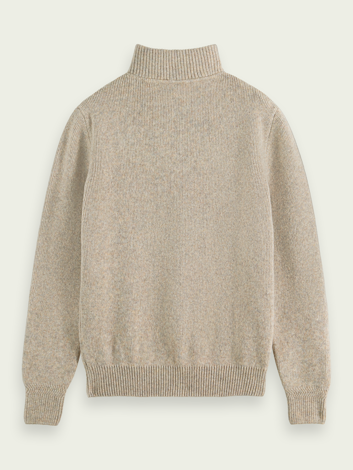 Wool-Blended Half-Zip Sweater | Scotch And Soda Outlet