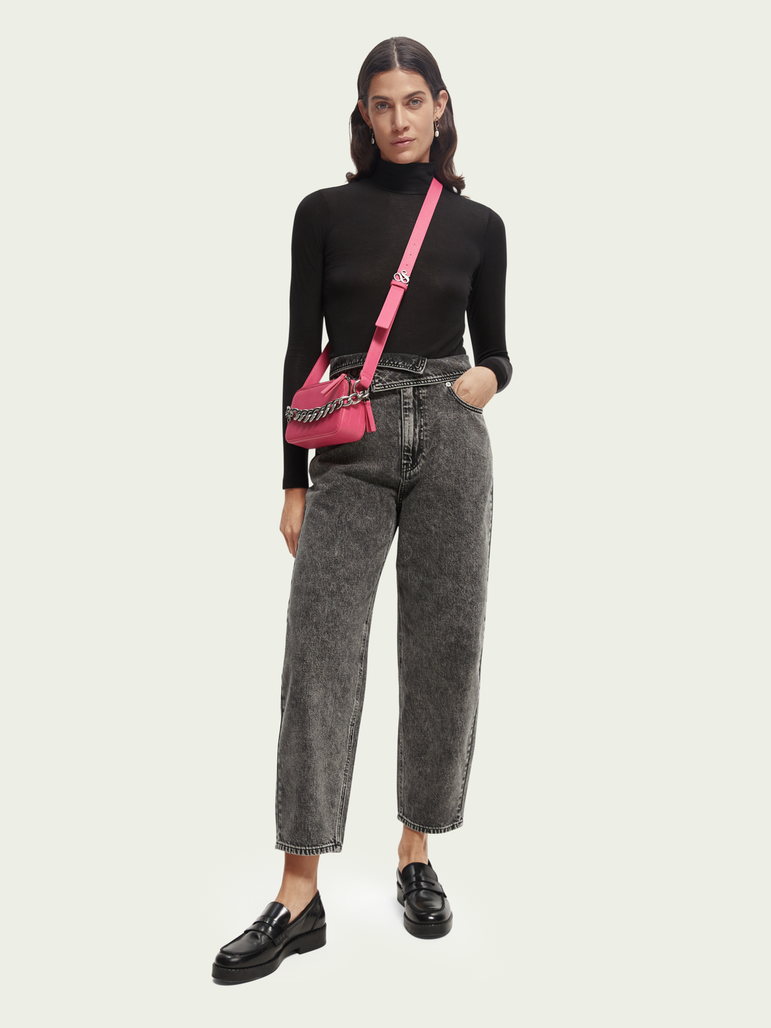 Long-Sleeved Turtleneck T-Shirt | scotch & soda outlet