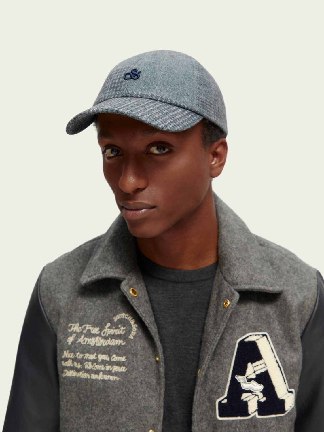 Wool-Blend Check Cap | Scotch And Soda Outlet