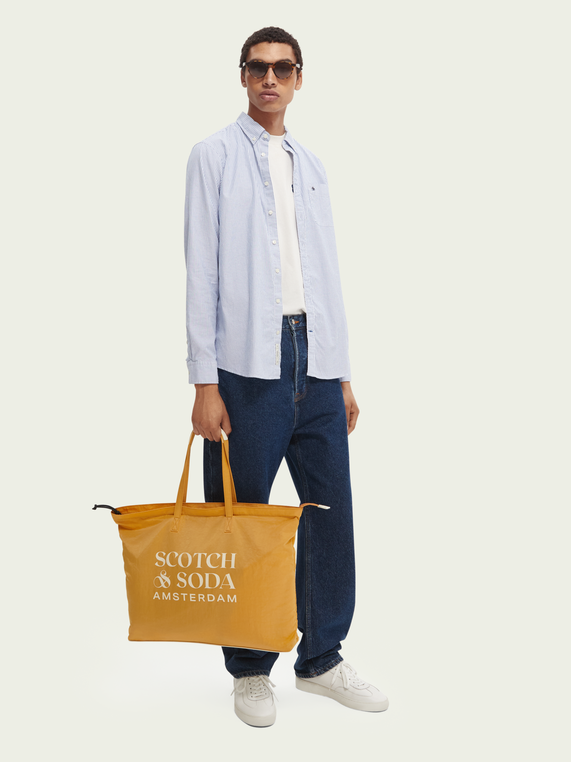 The Centraal Unisex Foldaway Tote Bag | scotch & soda outlet