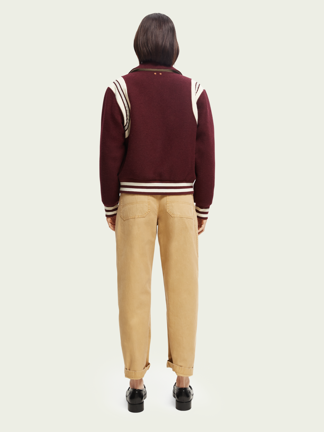 Wool-Blended Varsity Jacket | scotch & soda outlet