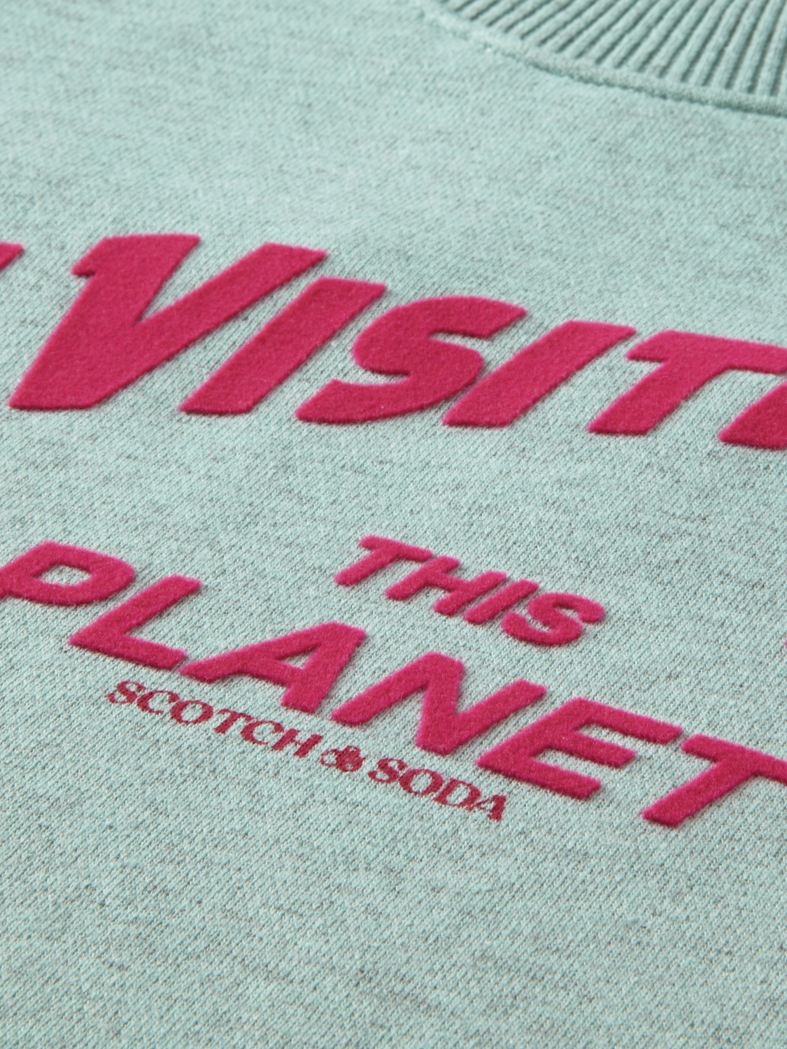 Scotch Soda Outlet | Loose Fit Artwork Crewneck Sweatshirt