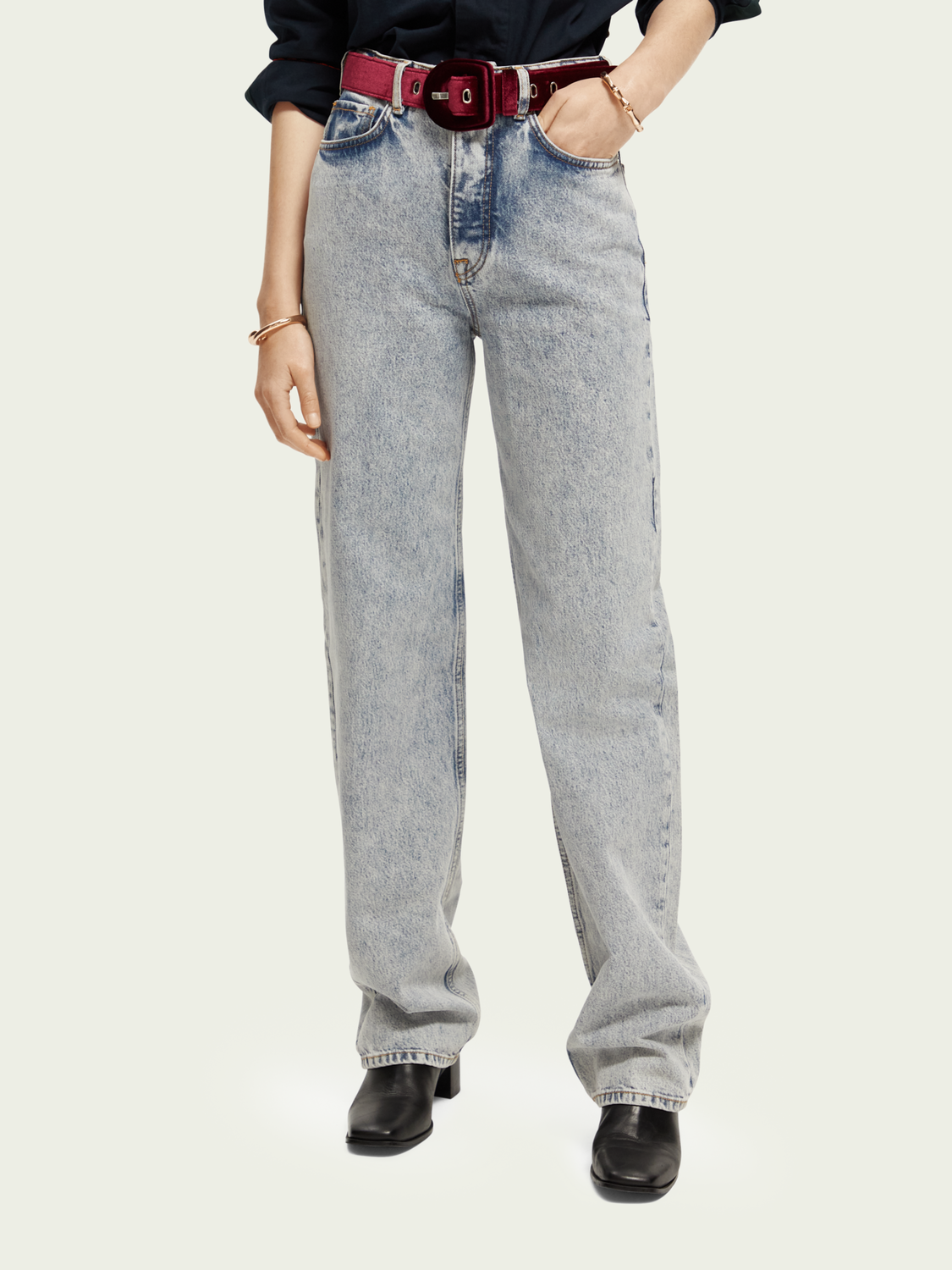 The Ripple High-Rise Jeans Organic Cotton | scotch & soda outlet