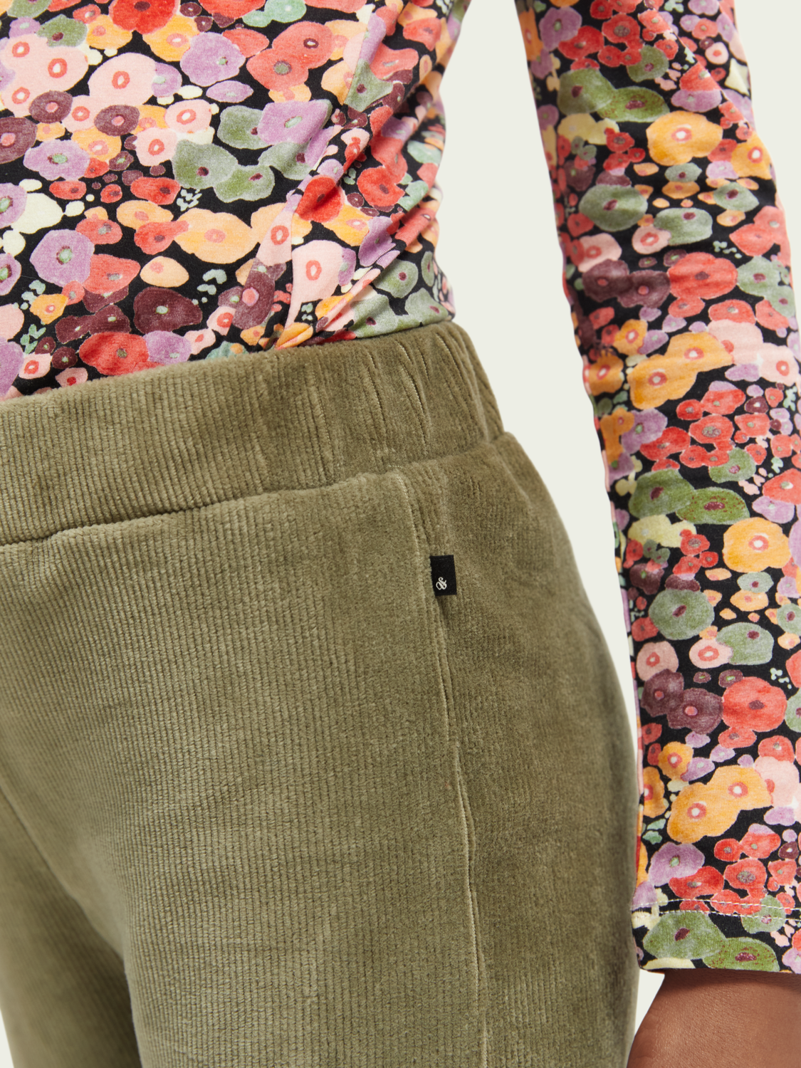 Corduroy Flared Leggings