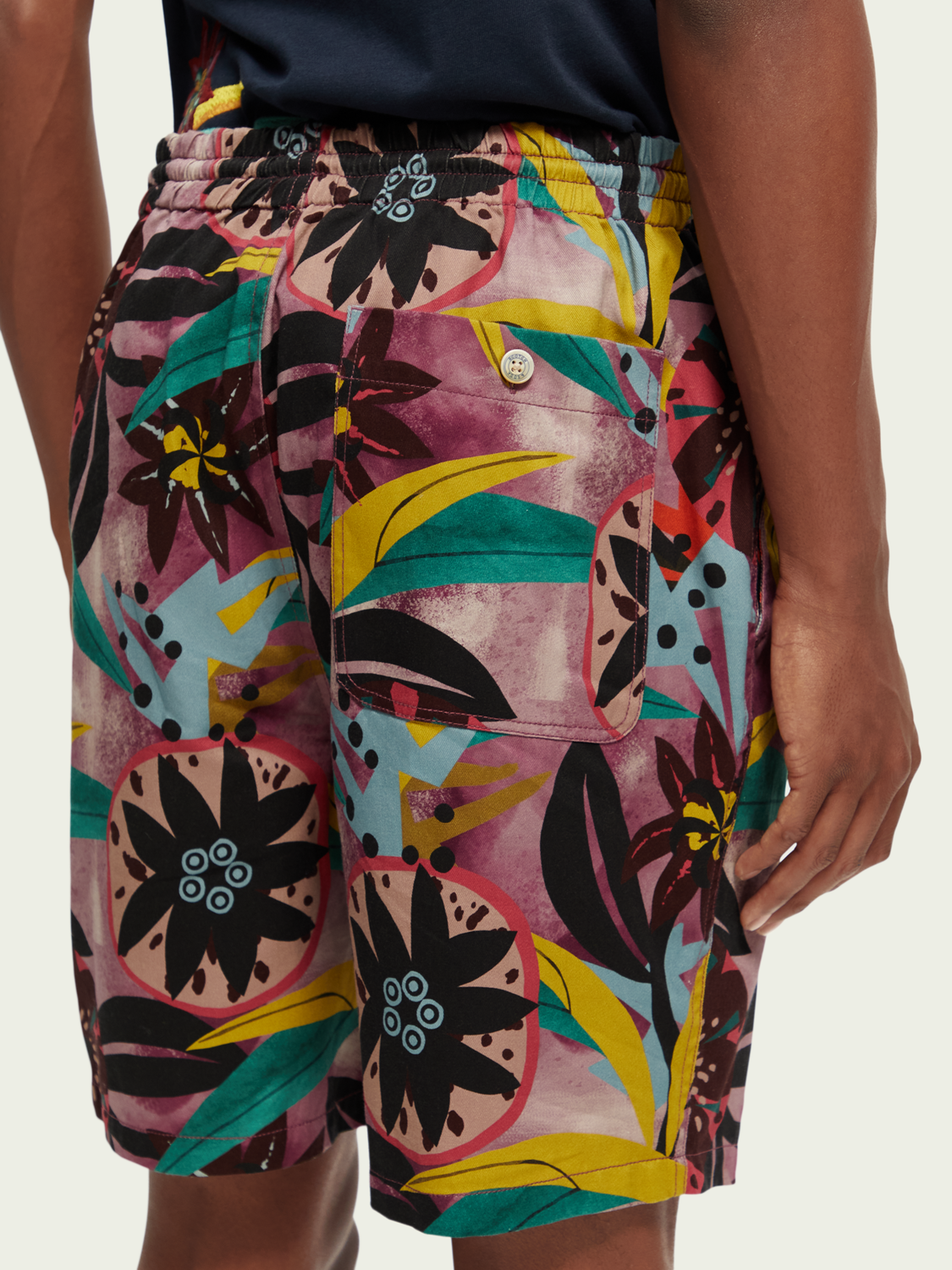 Relaxed Fit Printed Bermuda Shorts | Scotch And Soda Outlet