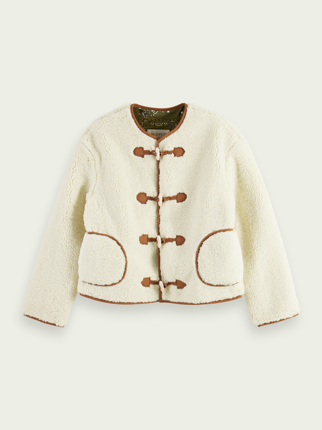 Short Teddy Jacket | scotch & soda outlet