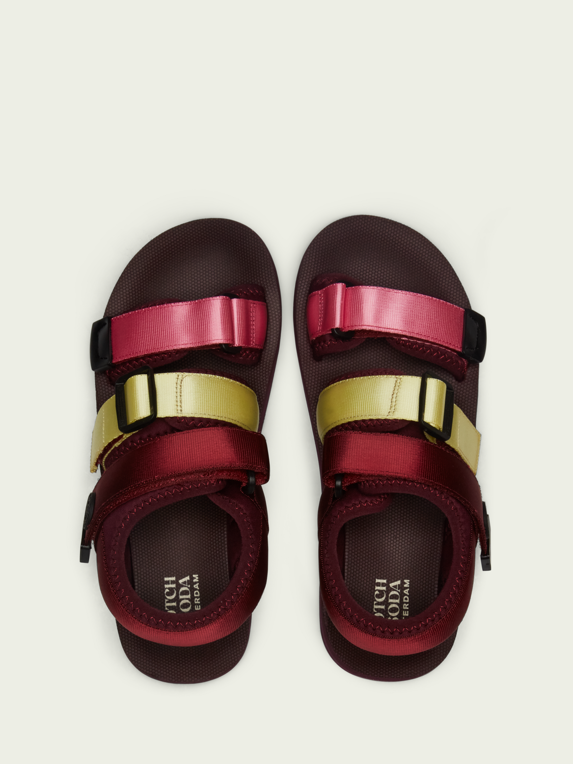 Lydia Tri-Coloured Nylon Sandal | scotch & soda outlet