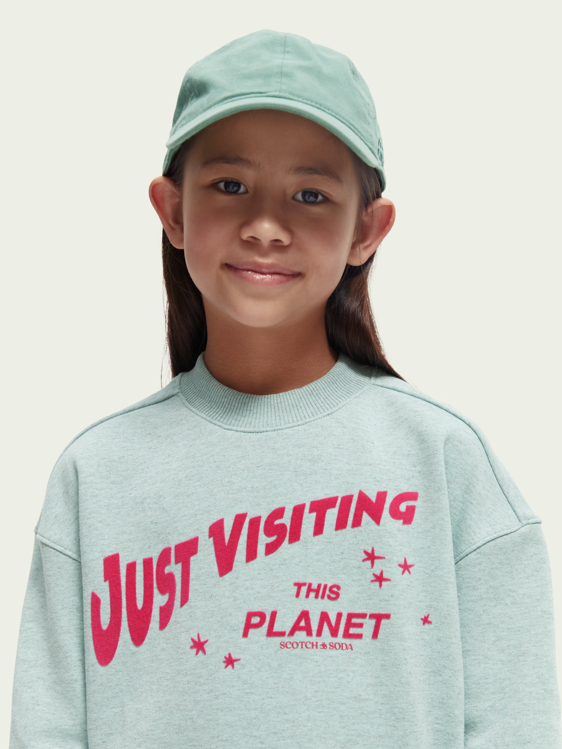 Scotch Soda Outlet | Loose Fit Artwork Crewneck Sweatshirt