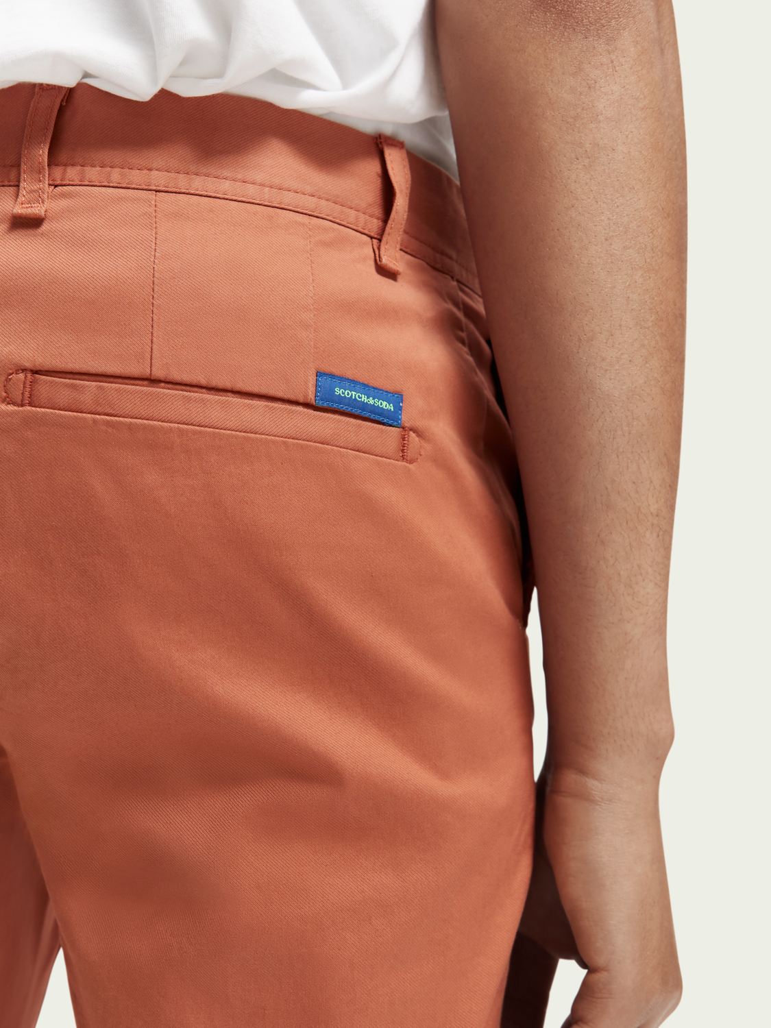 Mott Super Slim-Fit Organic Cotton Chino | Scotch And Soda Outlet