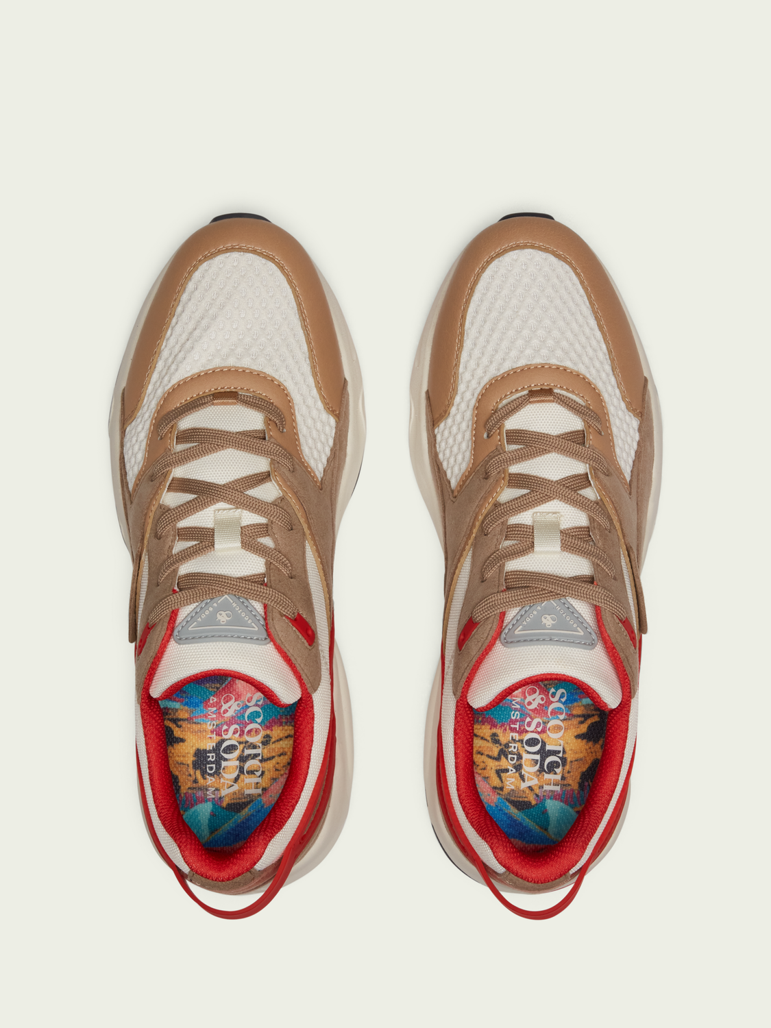 Wavy Suede Running Sneaker | Scotch And Soda Outlet