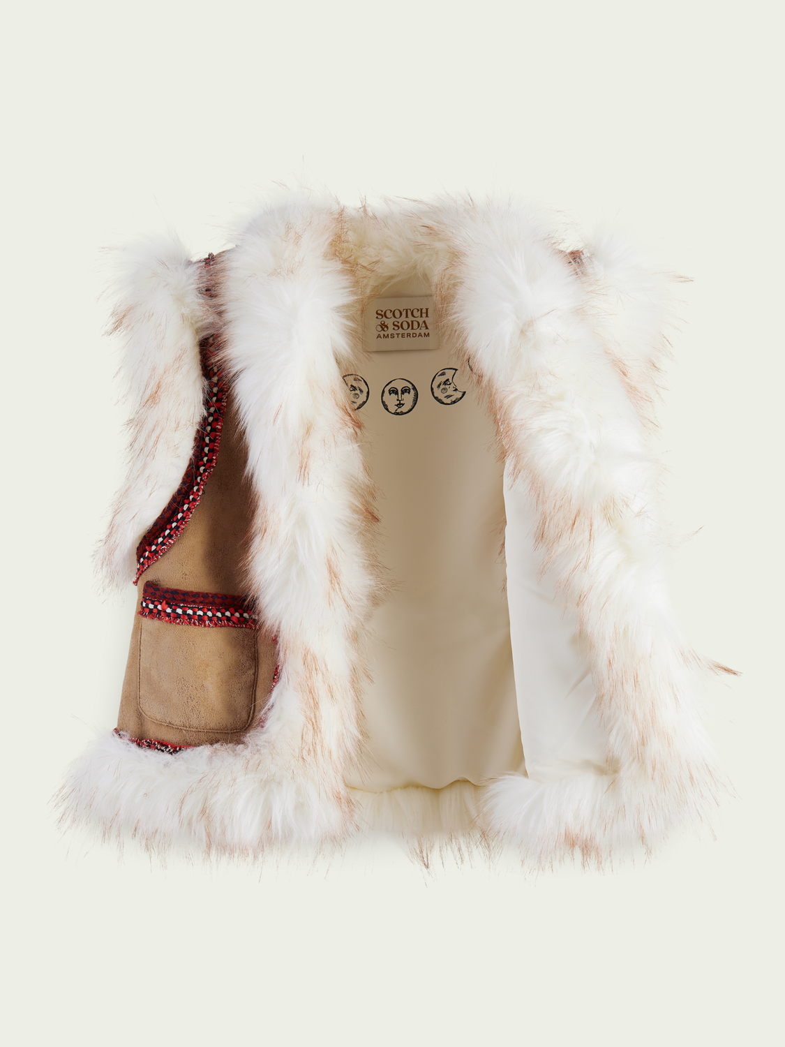 Shearling Gilet | scotch & soda outlet