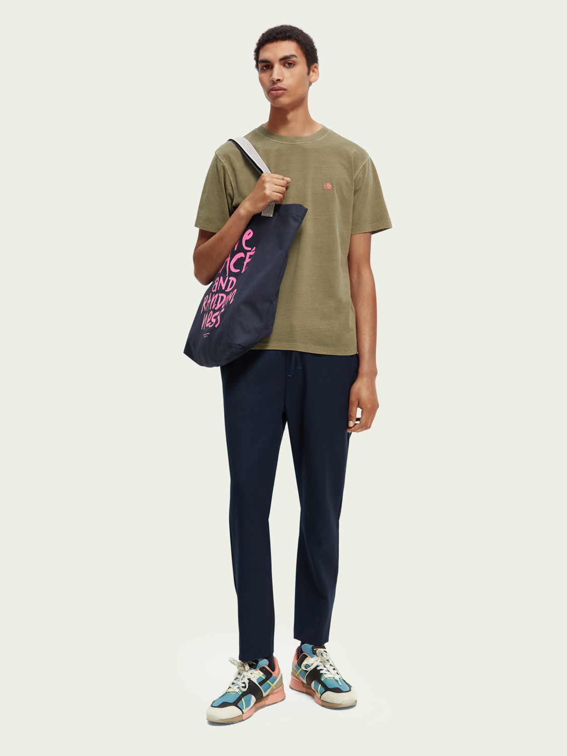 Garment-Dyed Jersey T-Shirt | Scotch And Soda Outlet