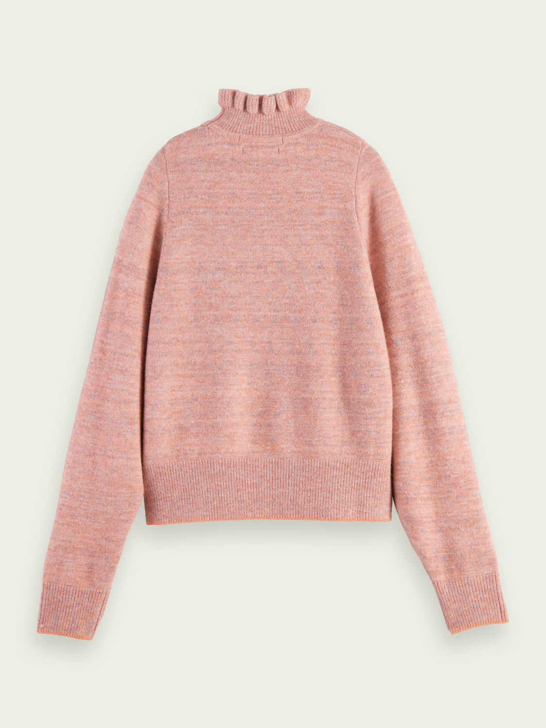 Ruffled Turtleneck Sweater | scotch & soda outlet