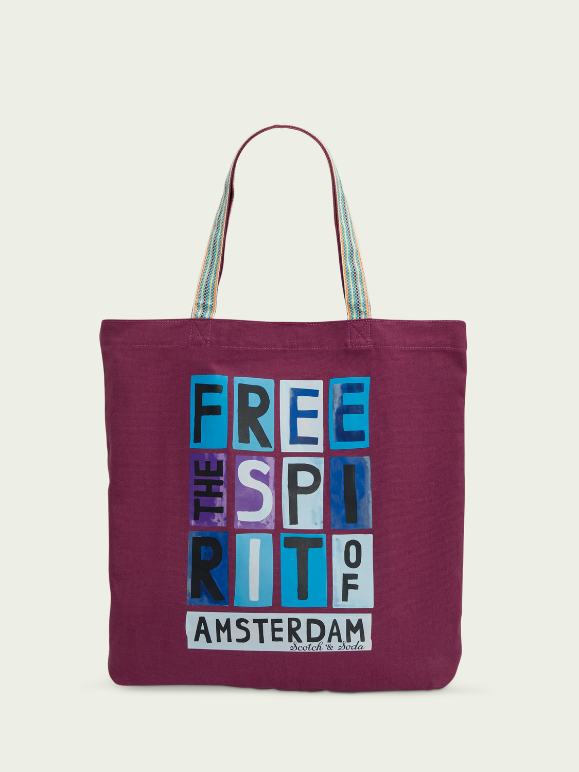Canvas Artwork Tote Bag | Scotch And Soda Outlet