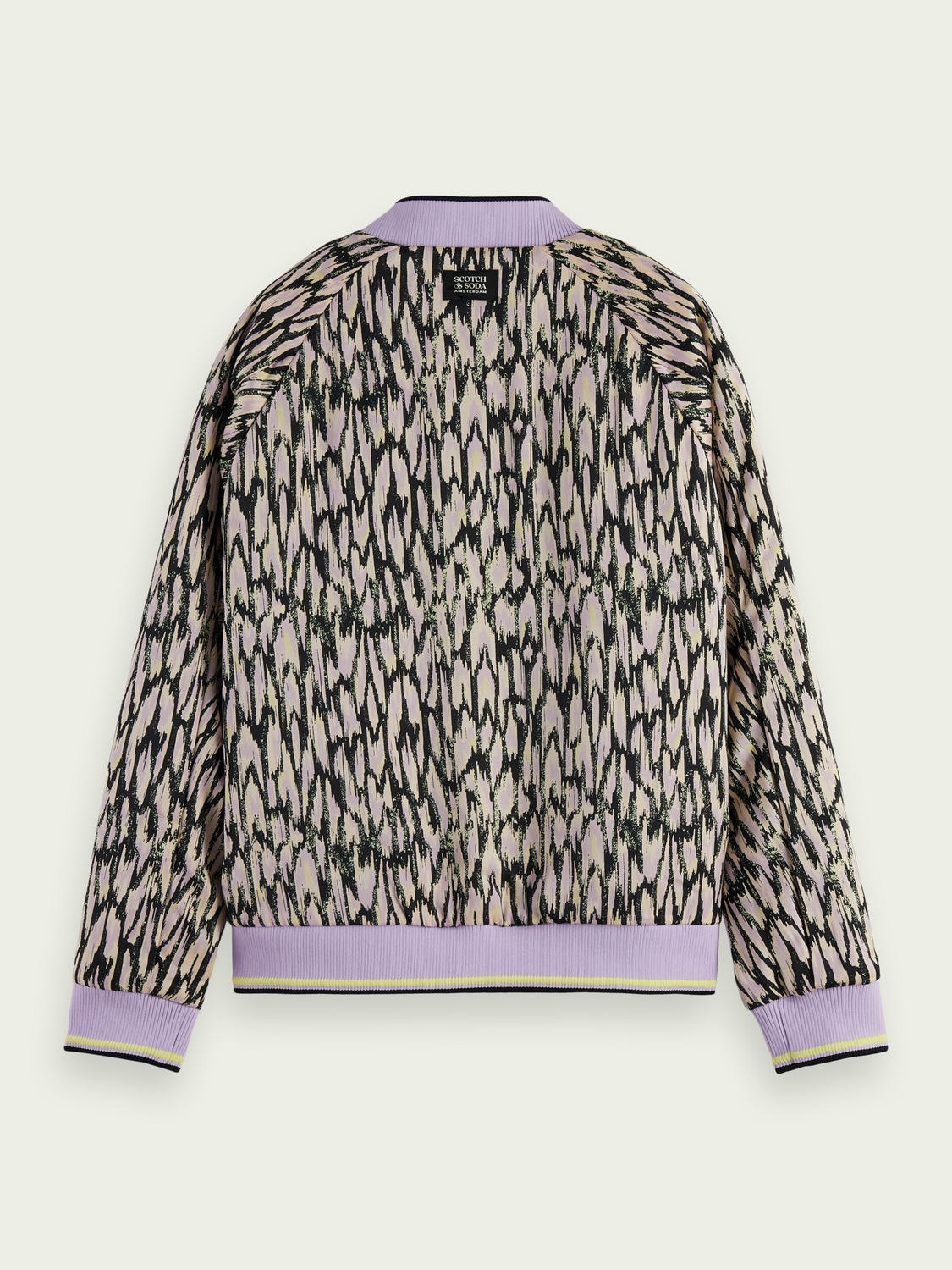 Printed Reversible Padded Bomber Jacket | scotch & soda outlet