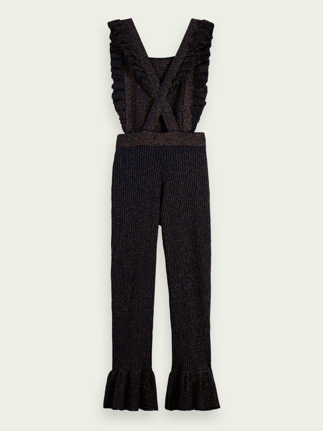 Scotch Soda Outlet | Ruffled Knit Dungarees