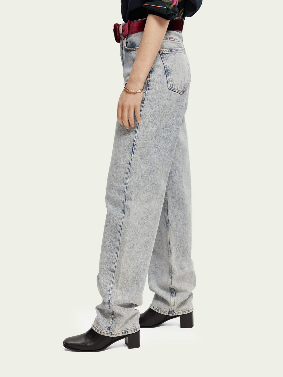 The Ripple High-Rise Jeans Organic Cotton | scotch & soda outlet