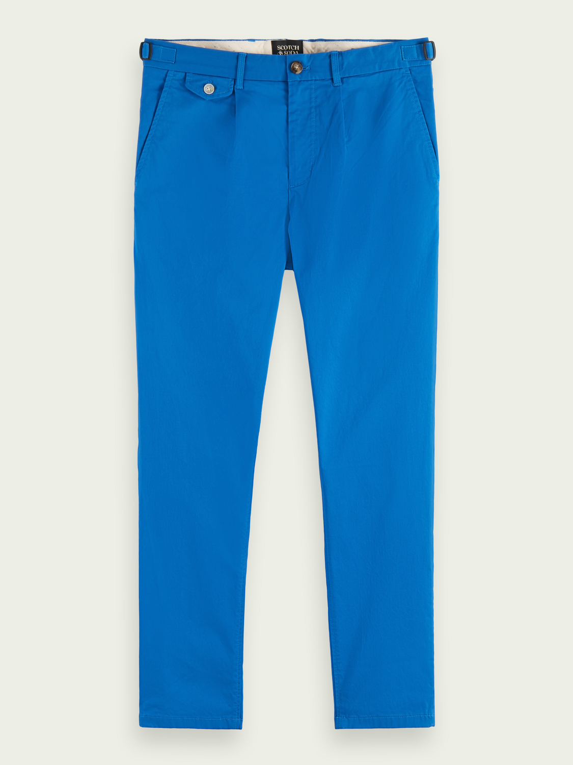 The Blake Regular Slim Fit Pleated Chino | Scotch And Soda Outlet