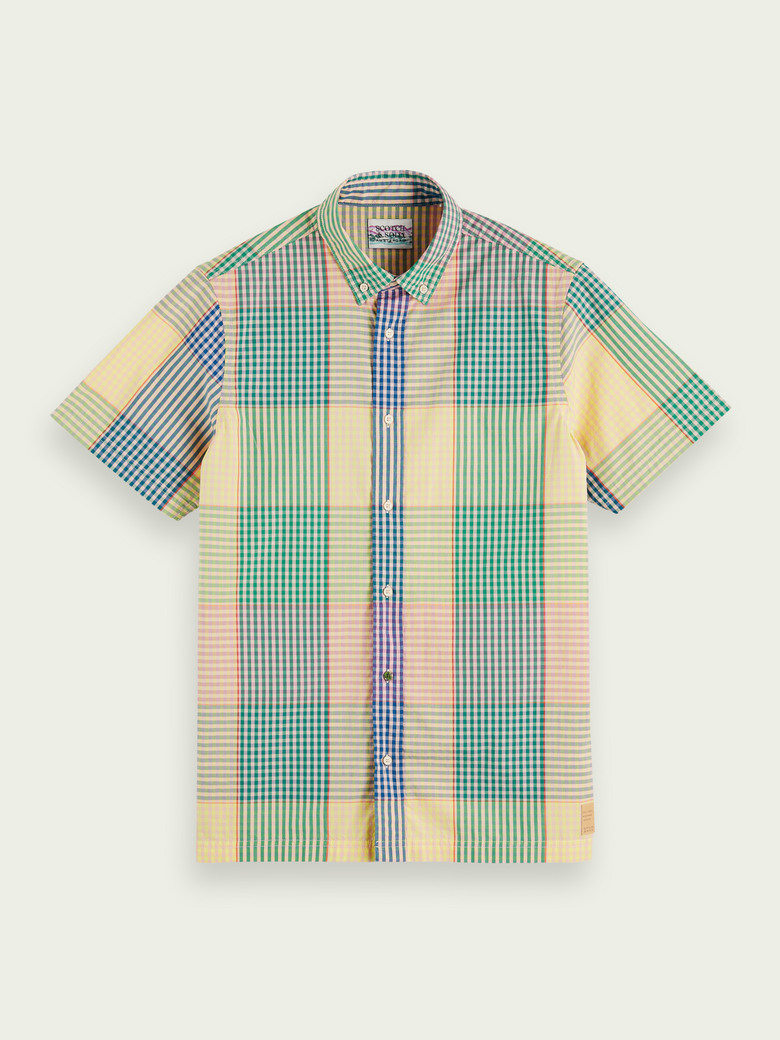 Bb-Checked Organic Cotton Shirt | Scotch And Soda Outlet