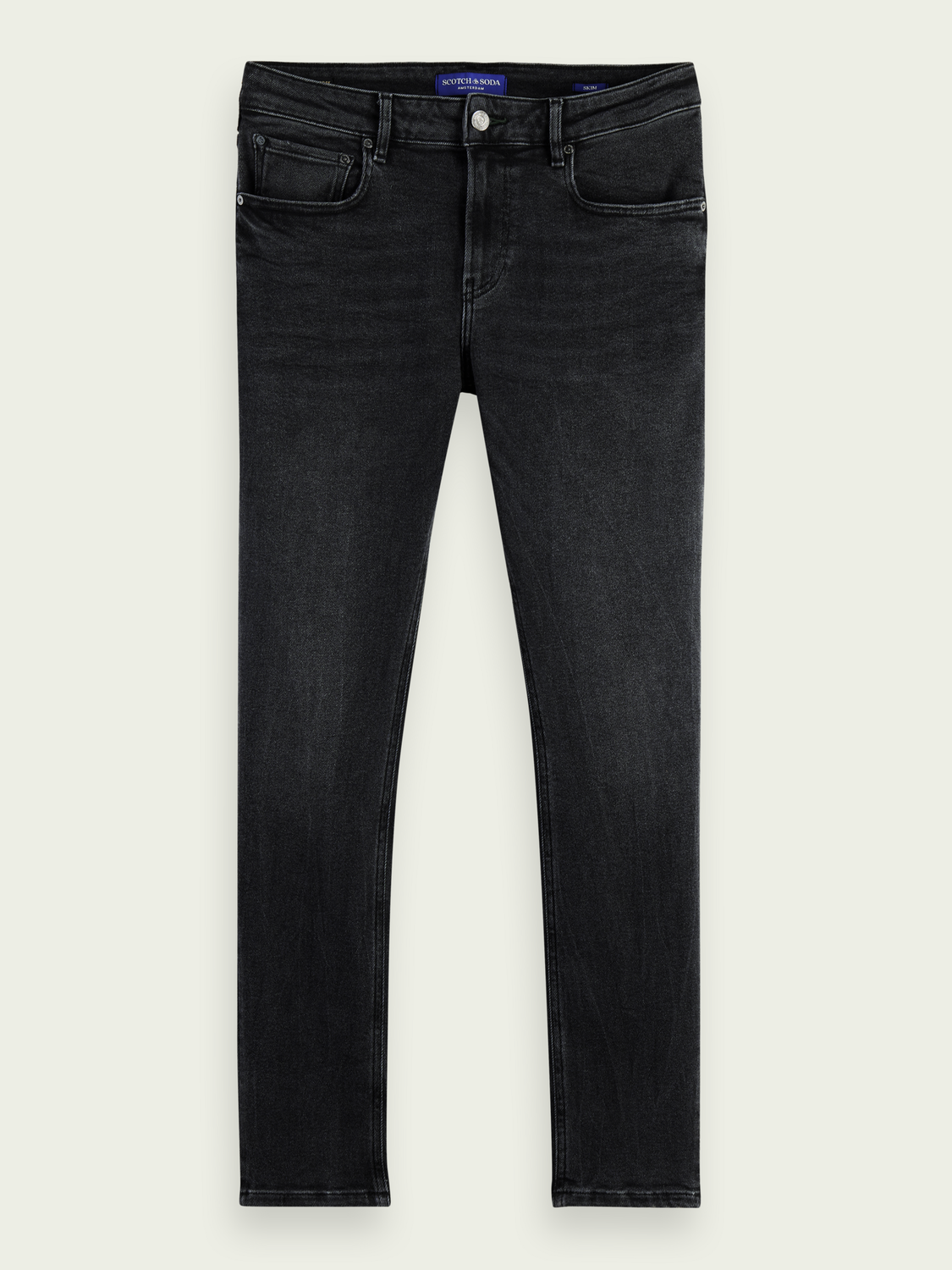 The Skim Super-Slim Fit Jeans - Carbon | Scotch And Soda Outlet