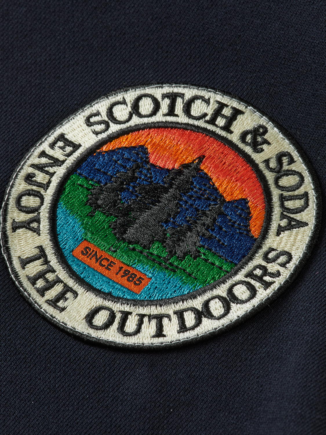 Organic Teddy Felpa Artwork Hoodie | Scotch And Soda Outlet