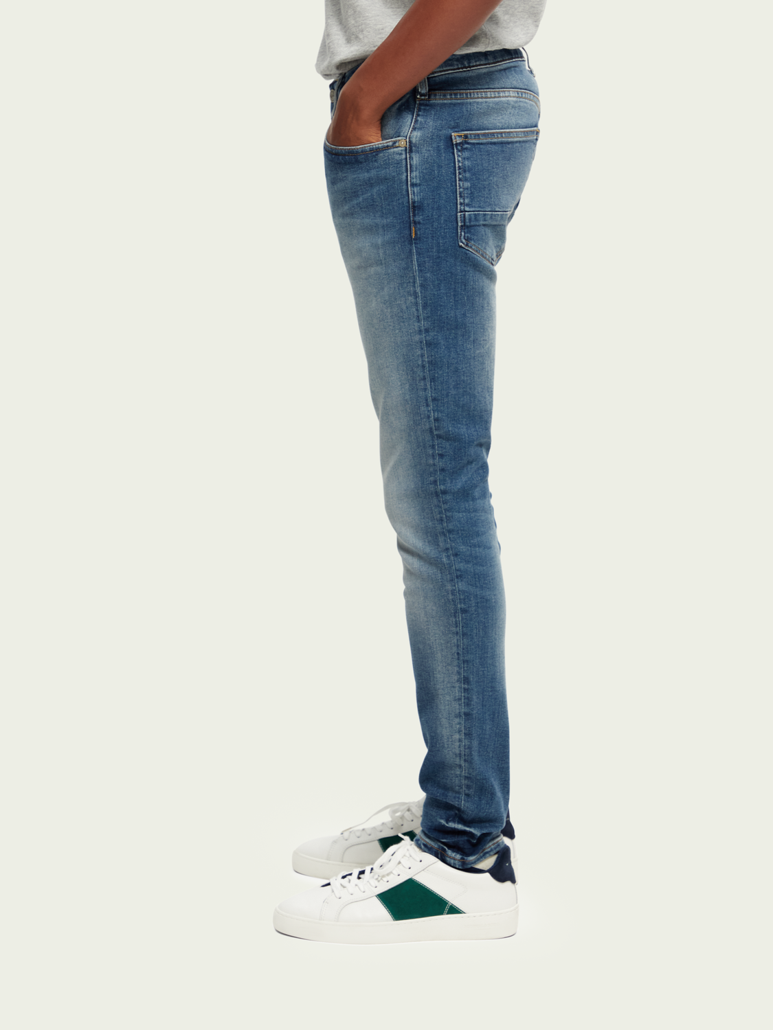 The Skim Super-Slim Fit Jeans - Faded Touch | Scotch And Soda Outlet