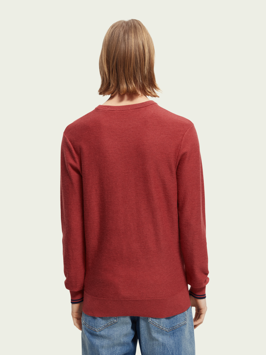 Structured Crewneck Sweater | Scotch And Soda Outlet