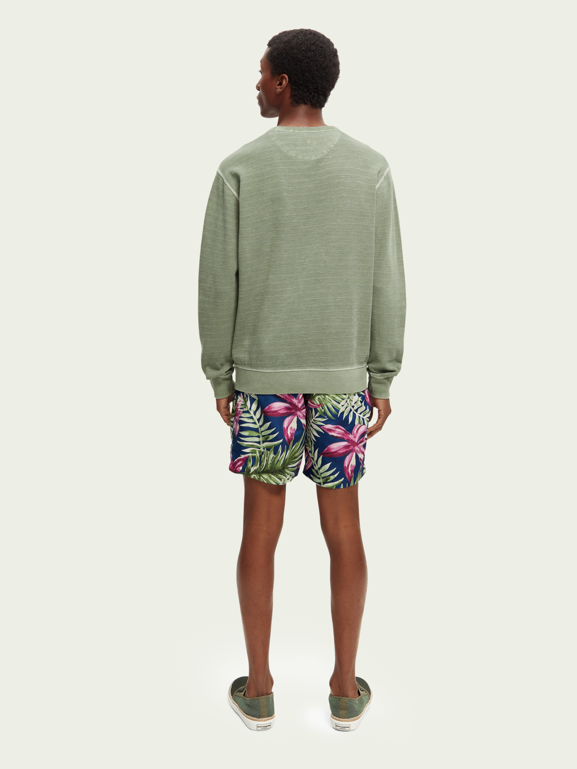 Structured Garment-Dyed Sweatshirt | Scotch And Soda Outlet