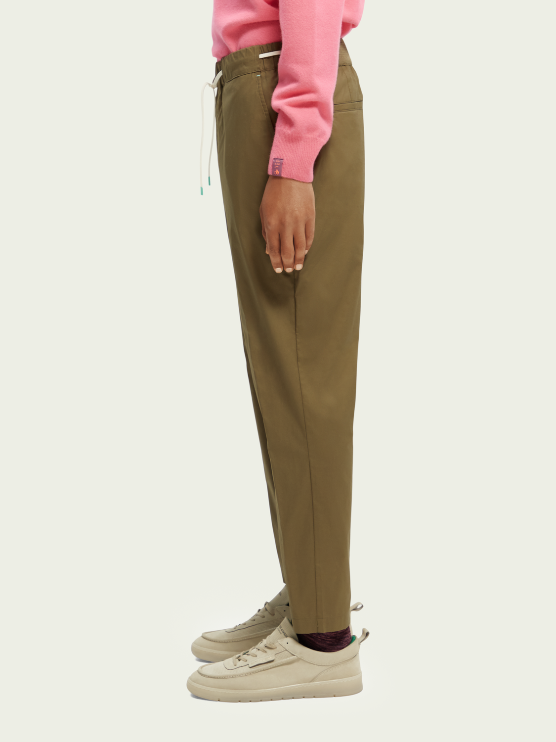 Fave Regular Tapered-Fit Poplin Jogger | Scotch And Soda Outlet