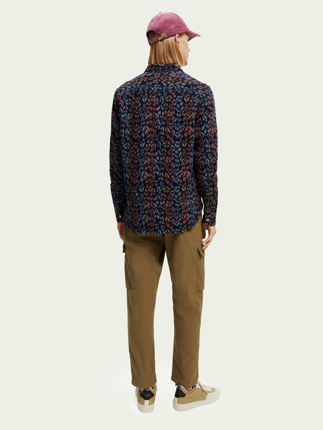 Yarn-Dyed Bonded Shirt With Sleeve Adjustment | Scotch And Soda Outlet