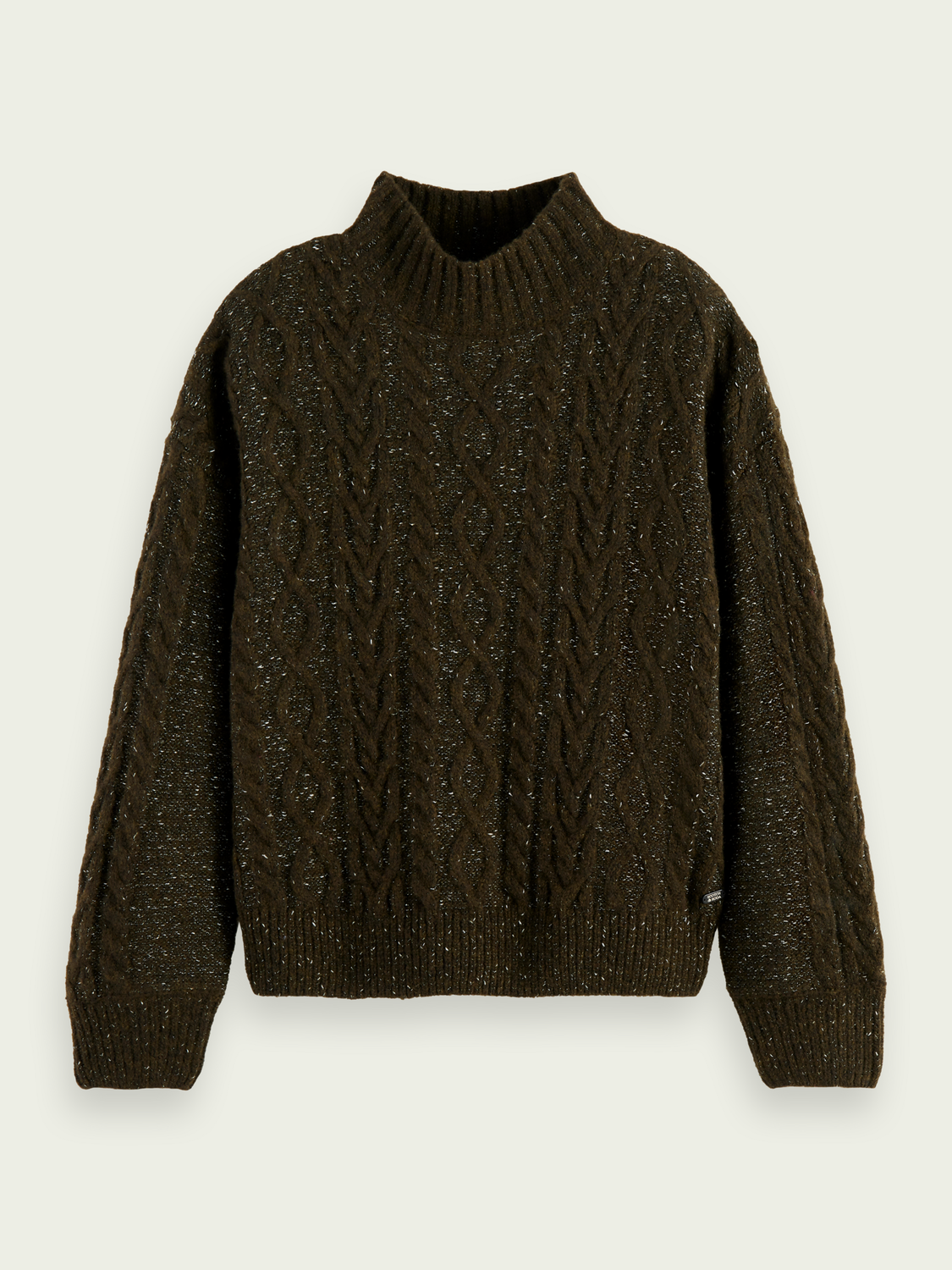 Wool-Blended Knitted Turtleneck Sweater | scotch & soda outlet