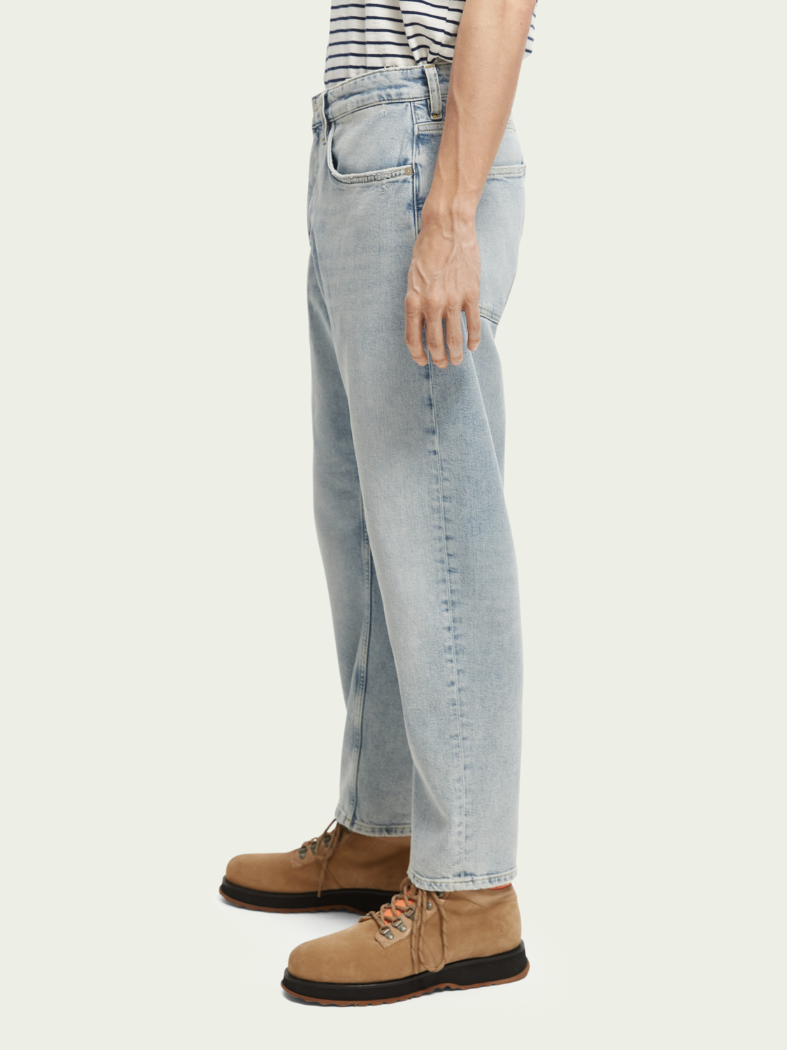 The Dean Loose Tapered-Fit Jeans - Blue Splash | Scotch And Soda Outlet