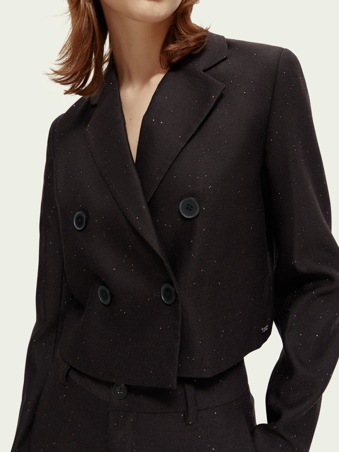 Cropped Double-Breasted Blazer | scotch & soda outlet