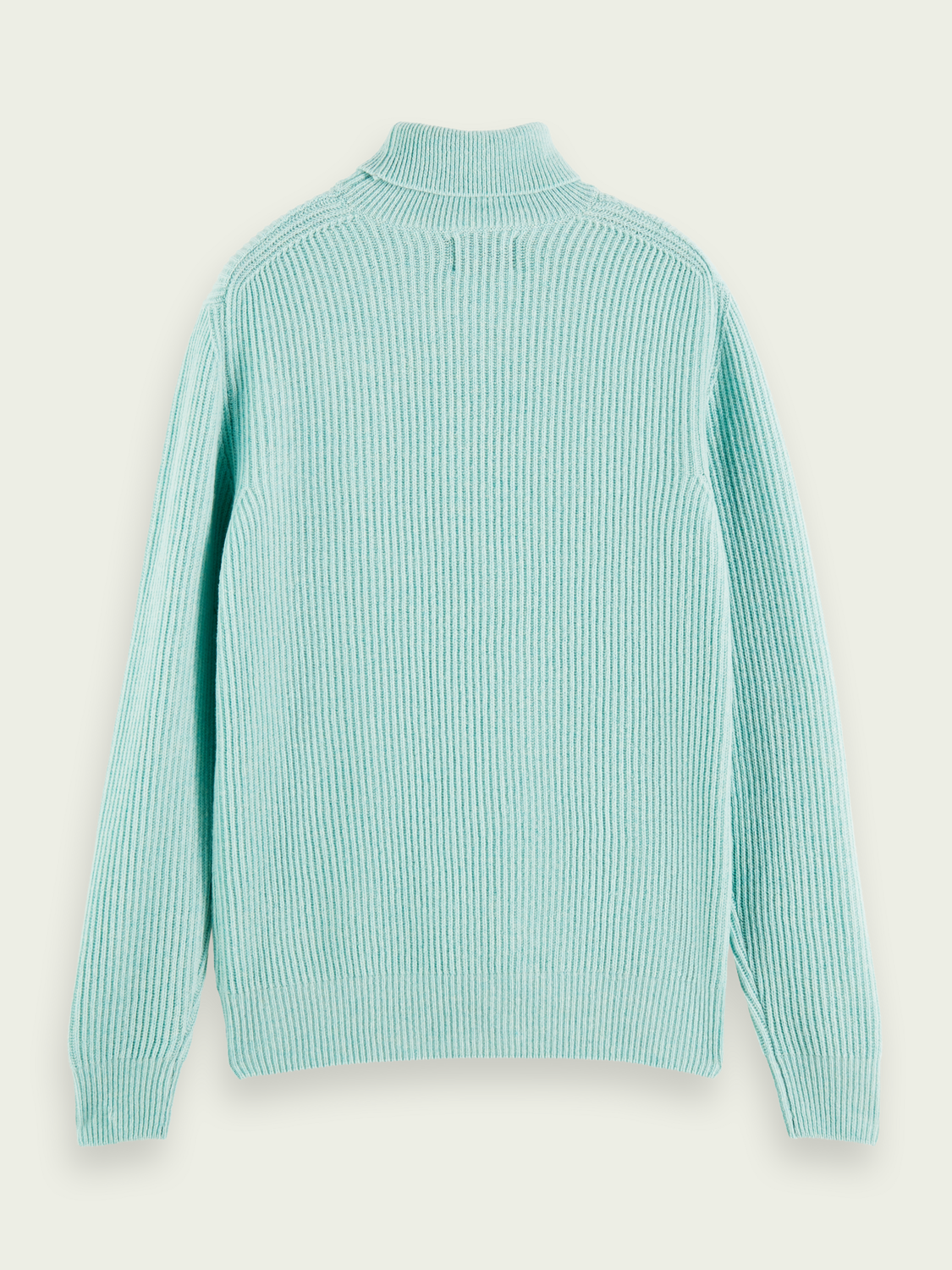 Rib Knit Wool Turtleneck Sweater | Scotch And Soda Outlet