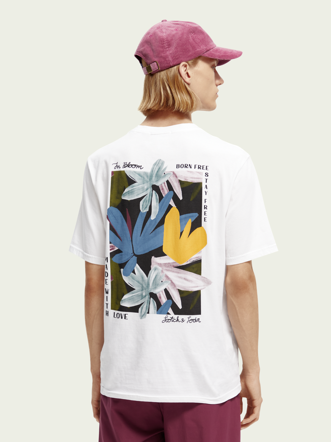 Artwork Organic Cotton T-Shirt | Scotch And Soda Outlet