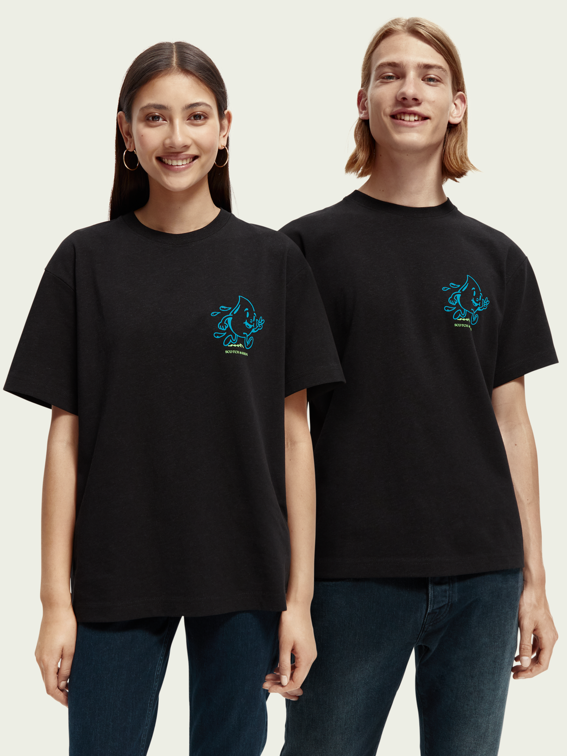 Unisex Trees For All Crewneck T-Shirt | scotch & soda outlet